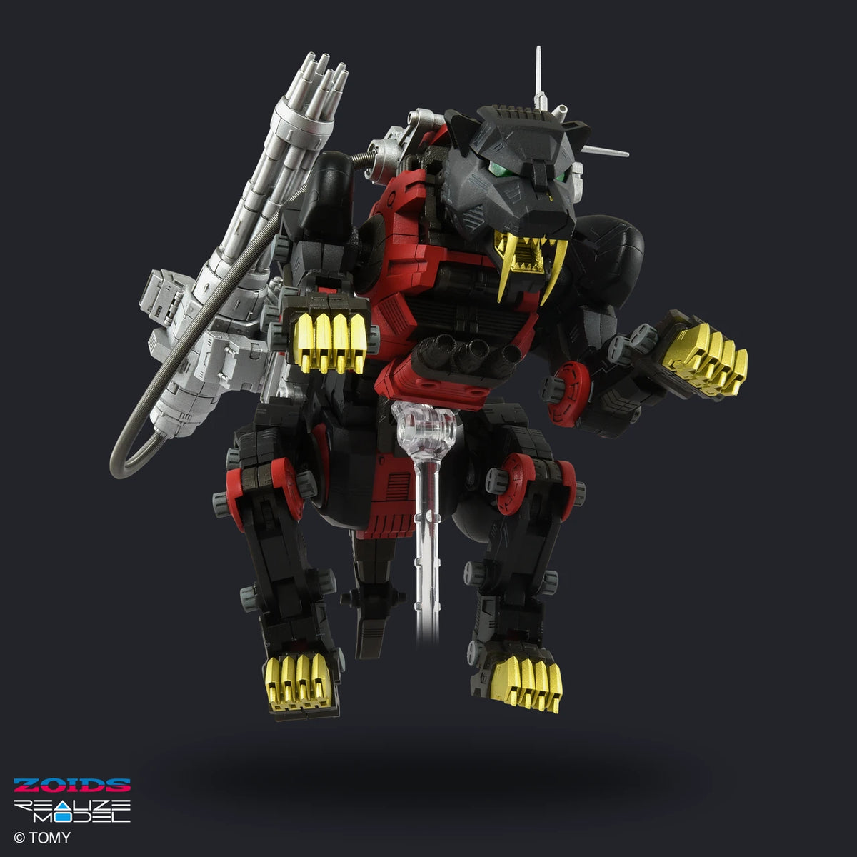 Zoids RMZ-006 Saber Tiger Schwarz Special Version Realize Model 1:100 Scale Model Kit