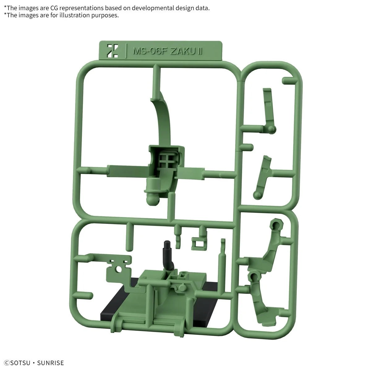Mobile Suit Gundam Zakupla-kun DX Set with Runner Version Recreation Parts 1:1 Scale Model Kit
