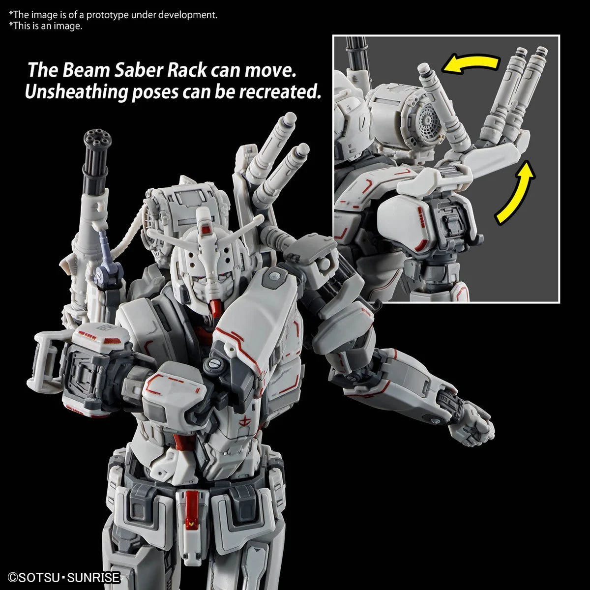 [DAMAGED BOX A1] Gundam: Requiem for Vengeance Gundam EX High Grade 1:144 Scale Model Kit