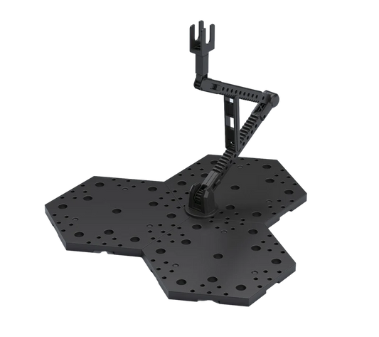 Action Base 4 Black 1:100 Scale Gundam Model Kit Display Stand