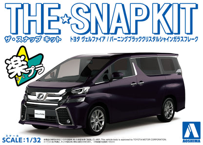 [SNAP KIT] Toyota Vellfire (Burning Black Crystal Shine Glass Flake)