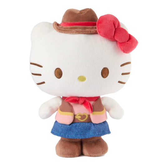 Sanrio Hello Kitty Rodeo Cowgirl 9 1/2-Inch Plush
