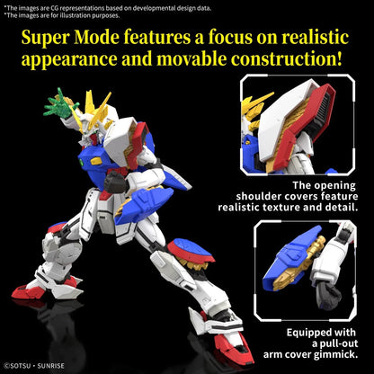 Mobile Fighter G Gundam Shining Gundam Real Grade 1:144 Scale Model Kit
