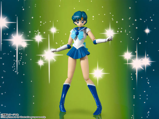 Pretty Guardian Sailor Moon Sailor Mercury [Animation Color Edition] S.H.Figuarts Action Figure