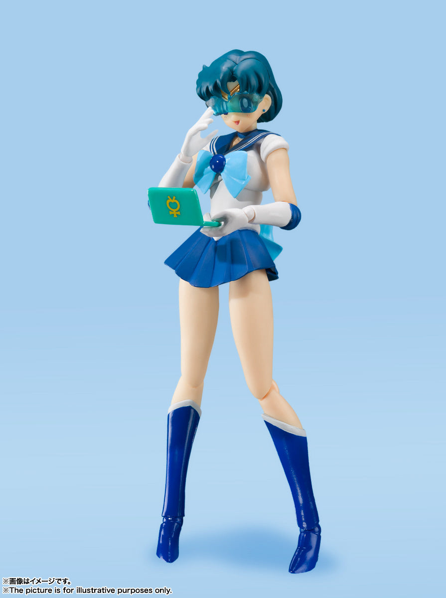 Pretty Guardian Sailor Moon Sailor Mercury [Animation Color Edition] S.H.Figuarts Action Figure