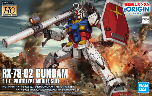 Mobile Suit Gundam: The Origin RX-78-02 Gundam (The Origin Version) High Grade 1:144 Scale Model Kit