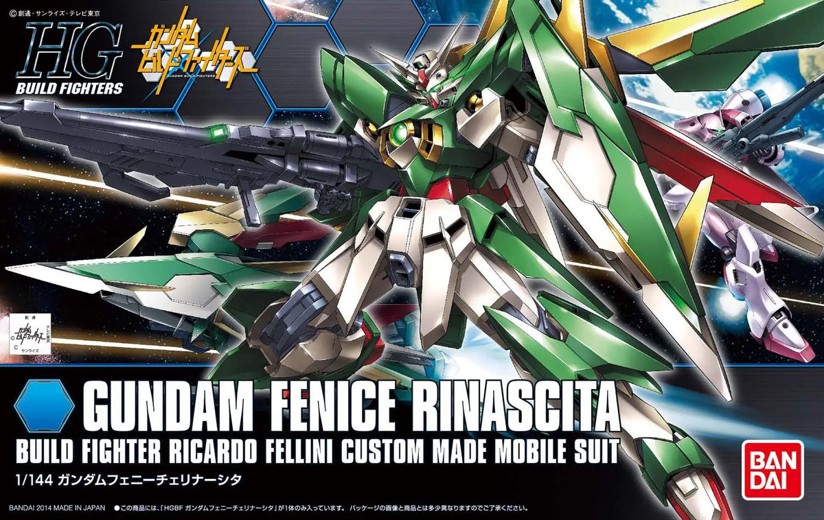 Gundam Build Fighters Wing Gundam Fenice Rinascita High Grade 1:144 Scale Model Kit