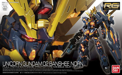 Mobile Suit Gundam Unicorn Gundam 02 Banshee Norn Real Grade 1:144 Scale Model Kit