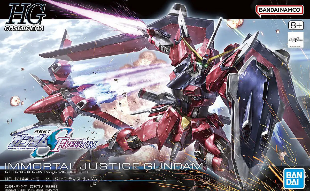 Mobile Suit Gundam Seed Freedom Immortal Justice Gundam High Grade 1:144 Scale Model Kit