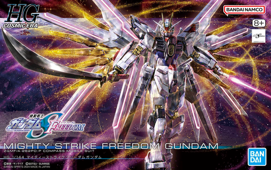 Mobile Suit Gundam Seed Freedom Mighty Strike Freedom Gundam High Grade 1:144 Scale Model Kit