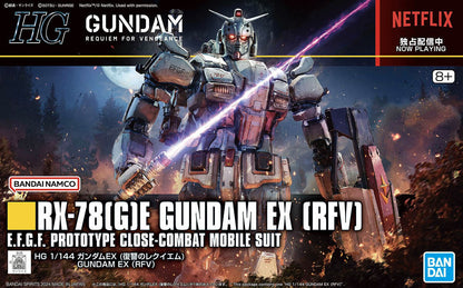 [DAMAGED BOX A1] Gundam: Requiem for Vengeance Gundam EX High Grade 1:144 Scale Model Kit