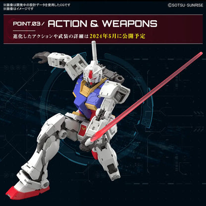 Mobile Suit Gundam RX-78-2 Version 2.0 Real Grade 1:144 Scale Model Kit