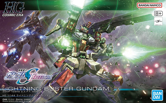 Mobile Suit Gundam Seed Freedom Lightning Buster Gundam High Grade 1:144 Scale Model Kit