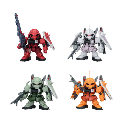 Gundam SD BB Senshi ZGMF Zaku Series Model Kit Set