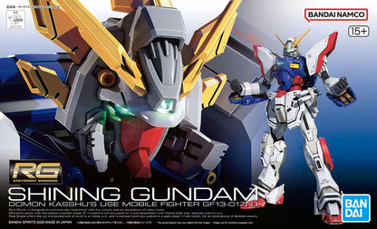 Mobile Fighter G Gundam Shining Gundam Real Grade 1:144 Scale Model Kit