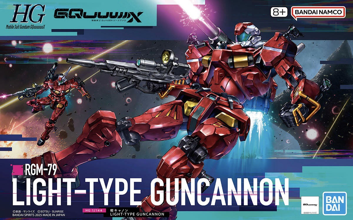 Mobile Suit Gundam GQuuuuuuX Light-Type Guncannon High Grade 1:144 Scale Model Kit