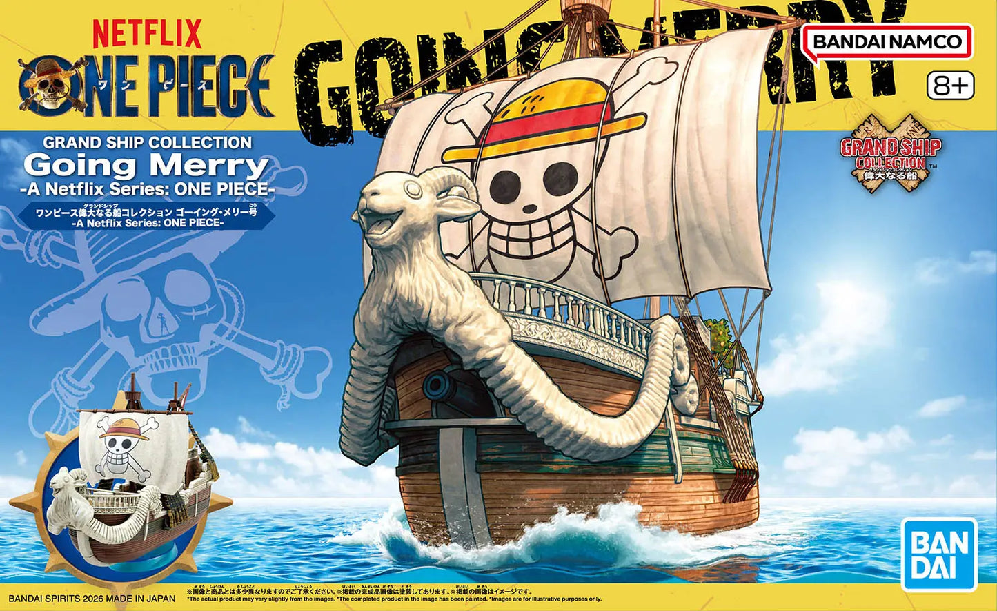 One Piece (Netflix Series) Going Merry Ship Grand Ship Collection Model Kit