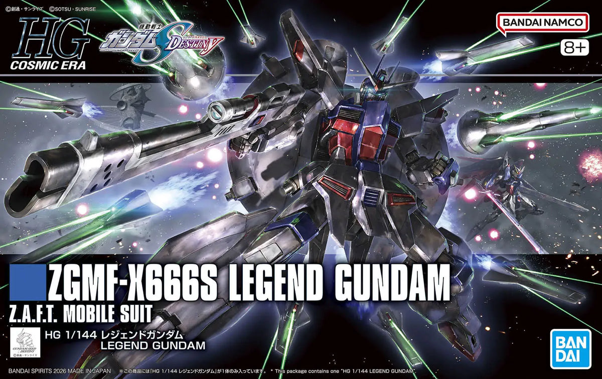 Mobile Suit Gundam Seed Destiny Legend Gundam High Grade 1:144 Scale Model Kit