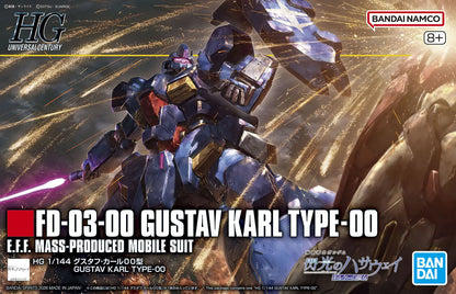 Mobile Suit Gundam: Hathaway's Flash Gustav Karl Type-00 High Grade 1:144 Scale Model Kit