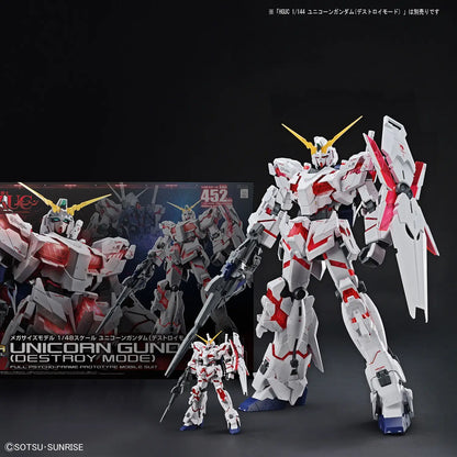 Mobile Suit Gundam Unicorn Gundam Destroy Mode Mega Size 1:48 Scale Model Kit