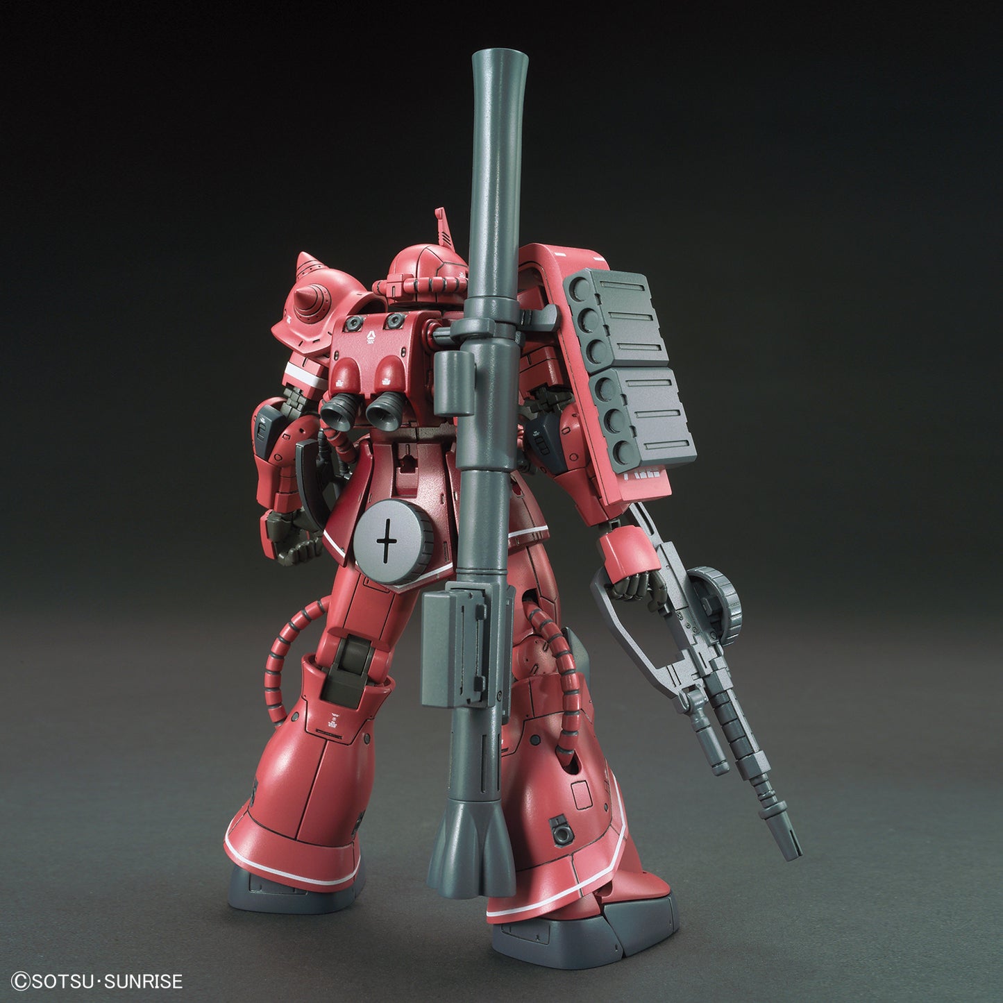 [DAMAGED BOX A1] Mobile Suit Gundam: The Origin Char's MS-06S Zaku II Red Comet Version High Grade 1:144 Scale Model Kit