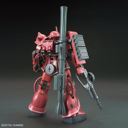 [DAMAGED BOX A1] Mobile Suit Gundam: The Origin Char's MS-06S Zaku II Red Comet Version High Grade 1:144 Scale Model Kit