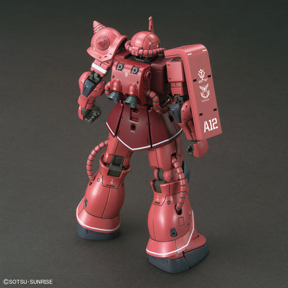 [DAMAGED BOX A1] Mobile Suit Gundam: The Origin Char's MS-06S Zaku II Red Comet Version High Grade 1:144 Scale Model Kit