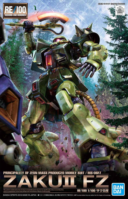 Mobile Suit Gundam 0080: War in the Pocket Zaku II FZ RE/100 1:100 Scale Model Kit