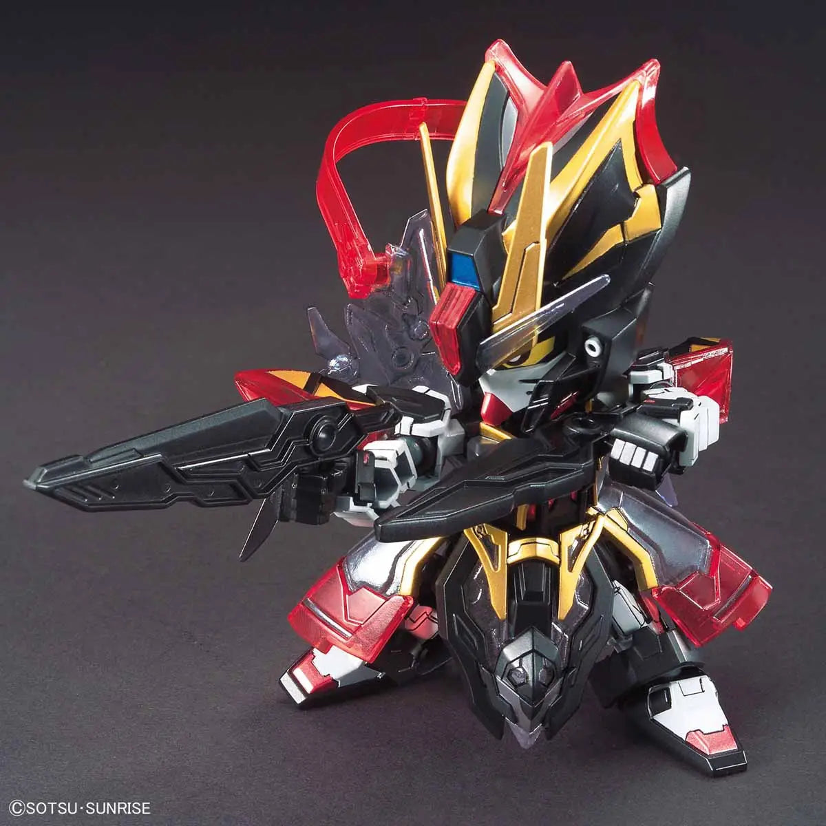 SD Gundam World Sangoku Soketsuden Heroes Xun Yu Strike Noir Model Kit