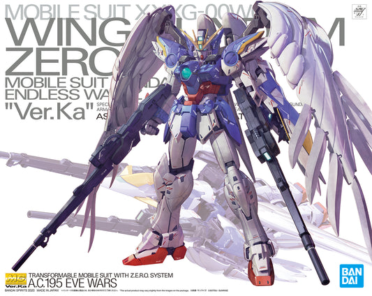Gundam Wing: Endless Waltz Wing Gundam Zero Ver. Ka Master Grade 1:100 Scale Model Kit
