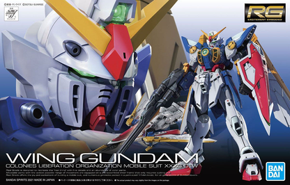 Mobile Suit Gundam Wing Wing Gundam Real Grade 1:144 Scale Model Kit