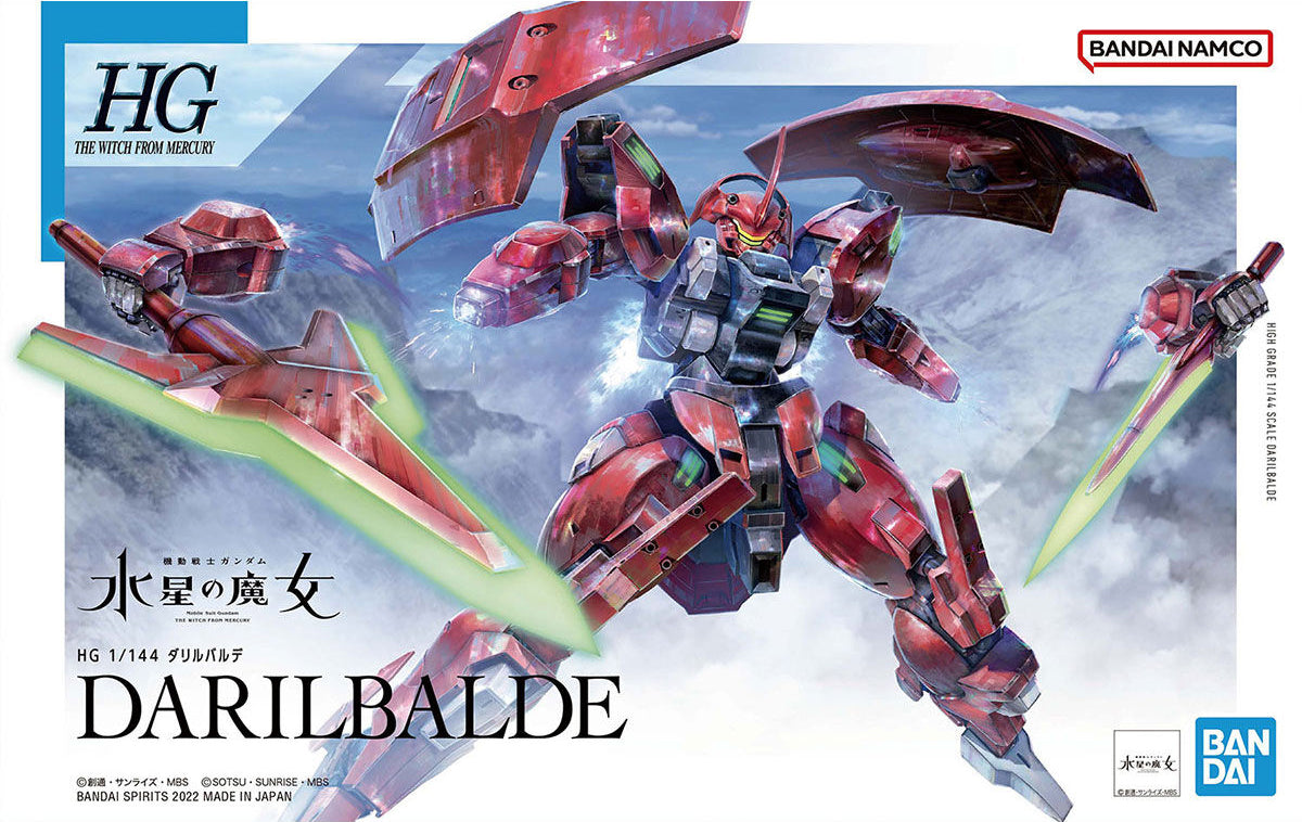 Mobile Suit Gundam: The Witch from Mercury Darilbalde High Grade 1:144 Scale Model Kit