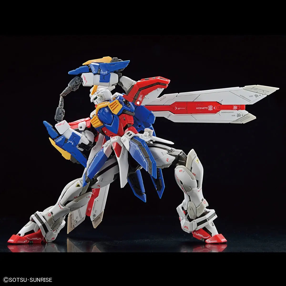 Mobile Fighter G Gundam God Gundam Real Grade 1:144 Scale Model Kit