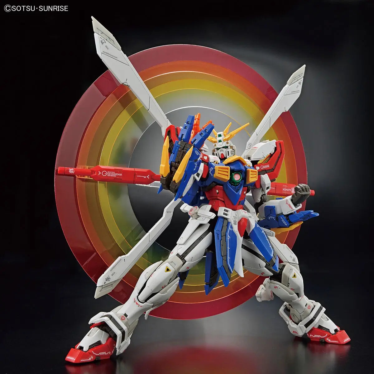 Mobile Fighter G Gundam God Gundam Real Grade 1:144 Scale Model Kit