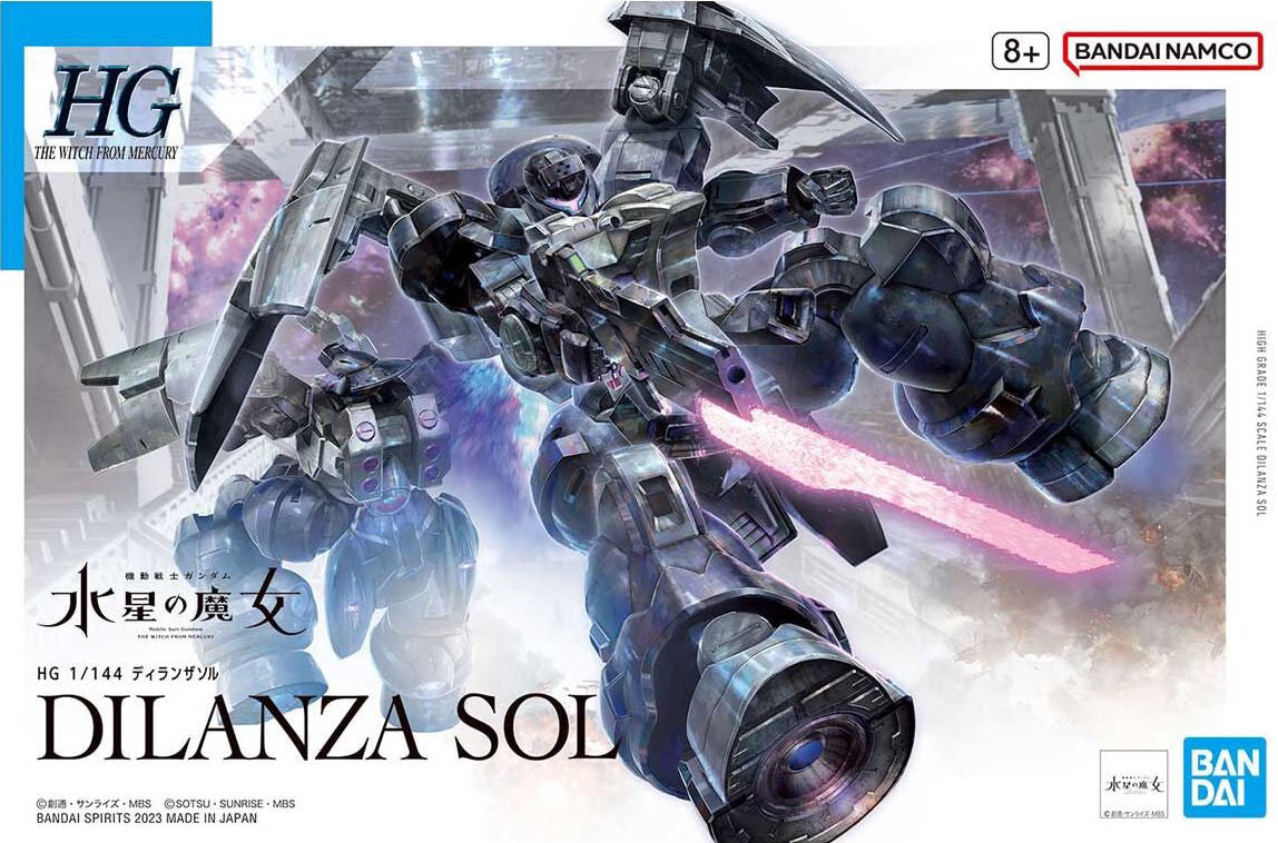 Mobile Suit Gundam: The Witch from Mercury Dilanza Sol High Grade 1:144 Scale Model Kit