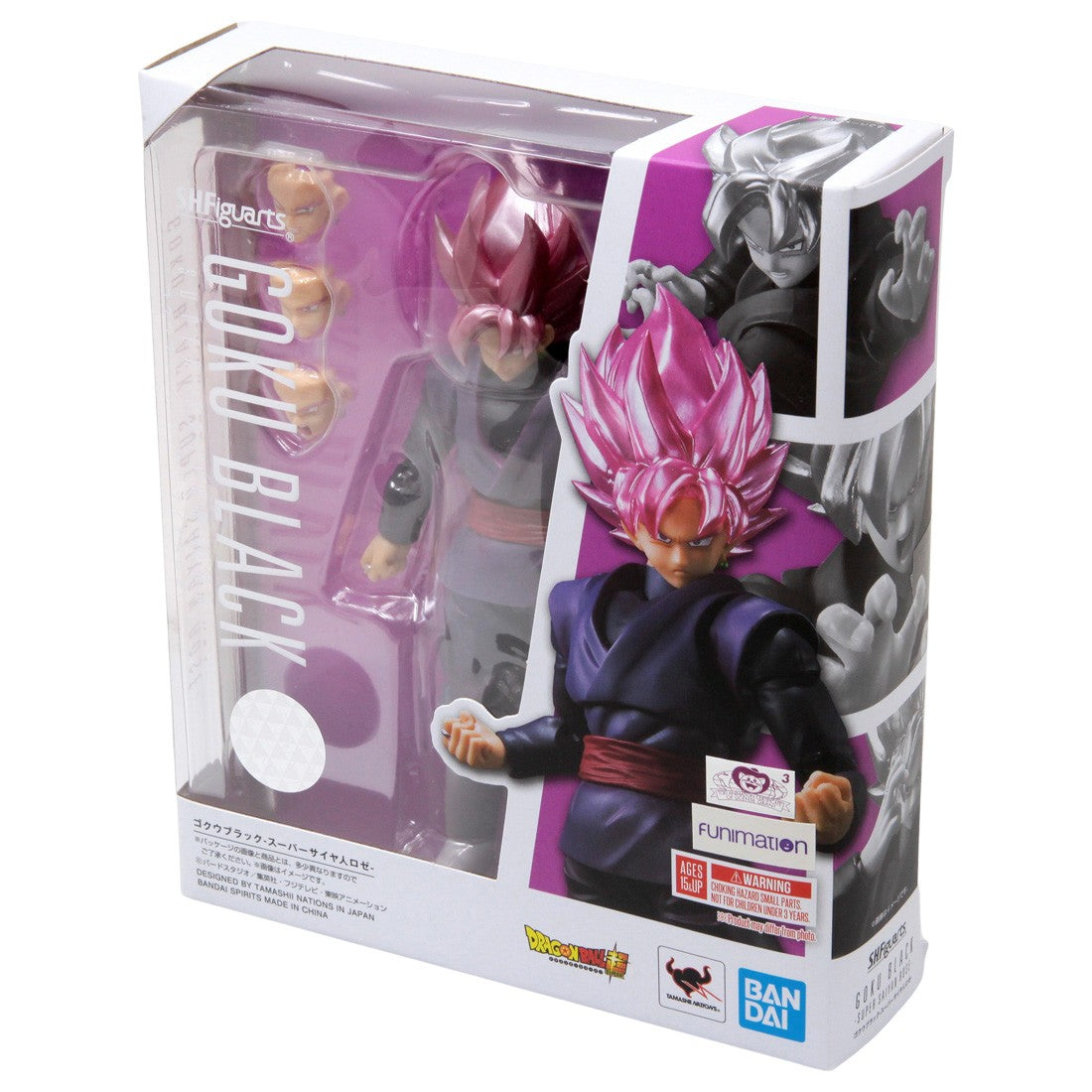 Dragon Ball Super Goku Black Super Saiyan Rose S.H.Figuarts Action Figure - Reissue