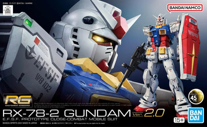 Mobile Suit Gundam RX-78-2 Version 2.0 Real Grade 1:144 Scale Model Kit