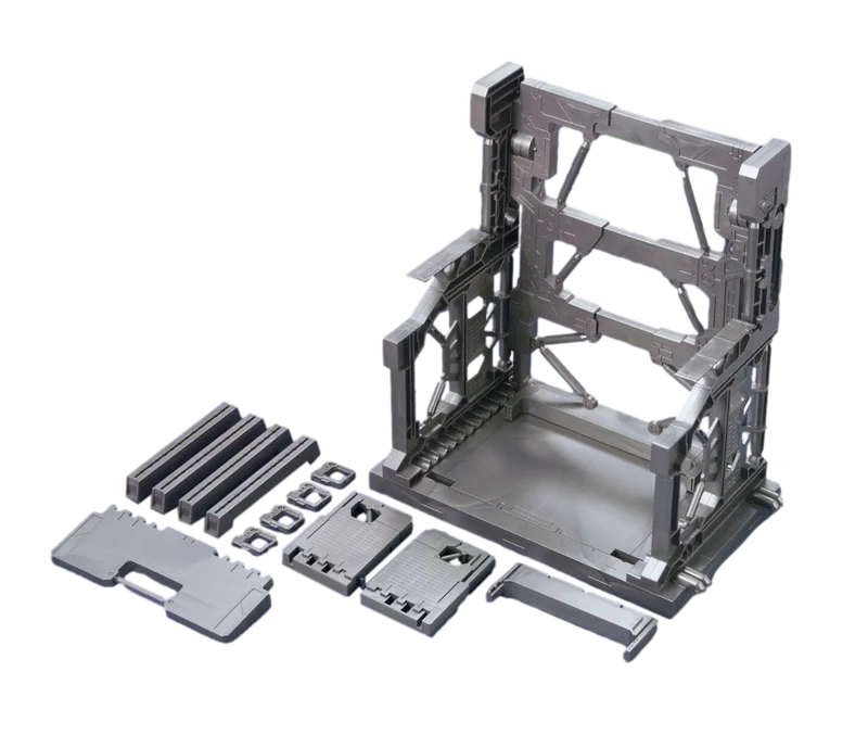 Builders Parts Gundam System Base 001 (Gun Metallic)