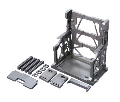 Builders Parts Gundam System Base 001 (Gun Metallic)