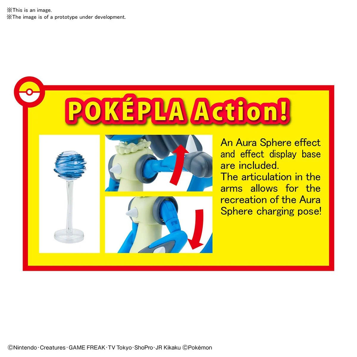 Pokemon Riolu & Lucario Model Kit