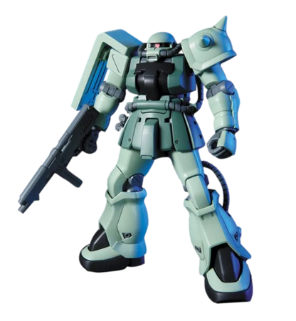 Mobile Suit Gundam 0083: Stardust Memory F2-Zaku (Zeon Type) High Grade 1:144 Scale Model Kit