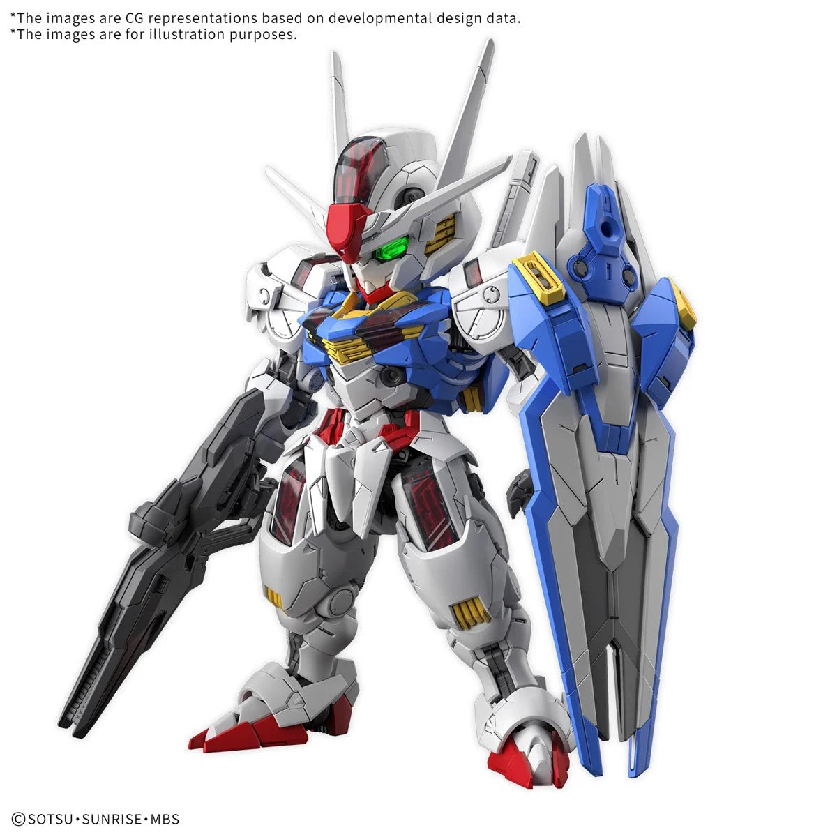 Mobile Suit Gundam: The Witch from Mercury Gundam Aerial Master Grade SD MGSD Model Kit