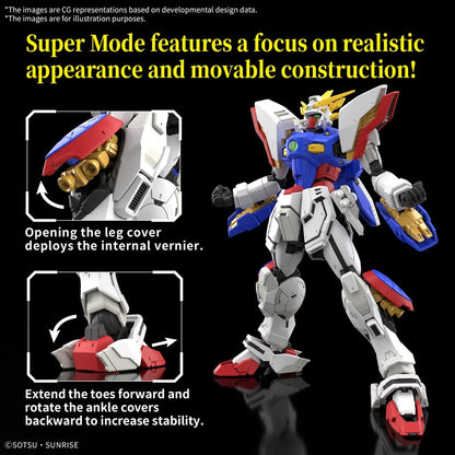 Mobile Fighter G Gundam Shining Gundam Real Grade 1:144 Scale Model Kit