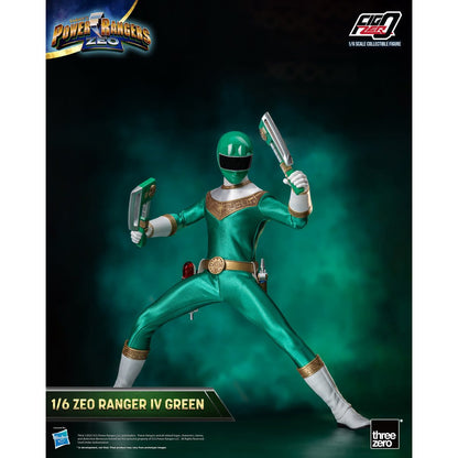 Power Rangers Zeo Green Zeo Ranger IV FigZero 1:6 Scale Action Figure