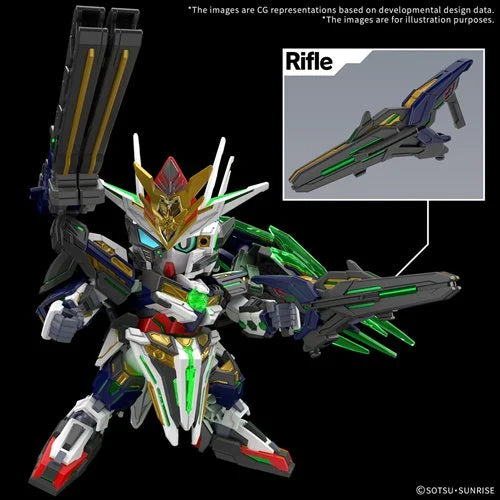 SD Gundam World Heroes Captain Qan[T] GF Model Kit