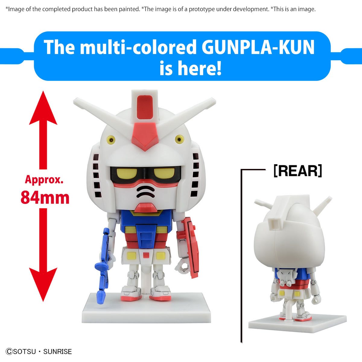 Mobile Suit Gundam Gunpla-kun DX Set with Runner Version Recreation Parts 1:1 Scale Model Kit