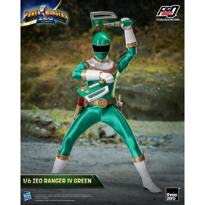 Power Rangers Zeo Green Zeo Ranger IV FigZero 1:6 Scale Action Figure