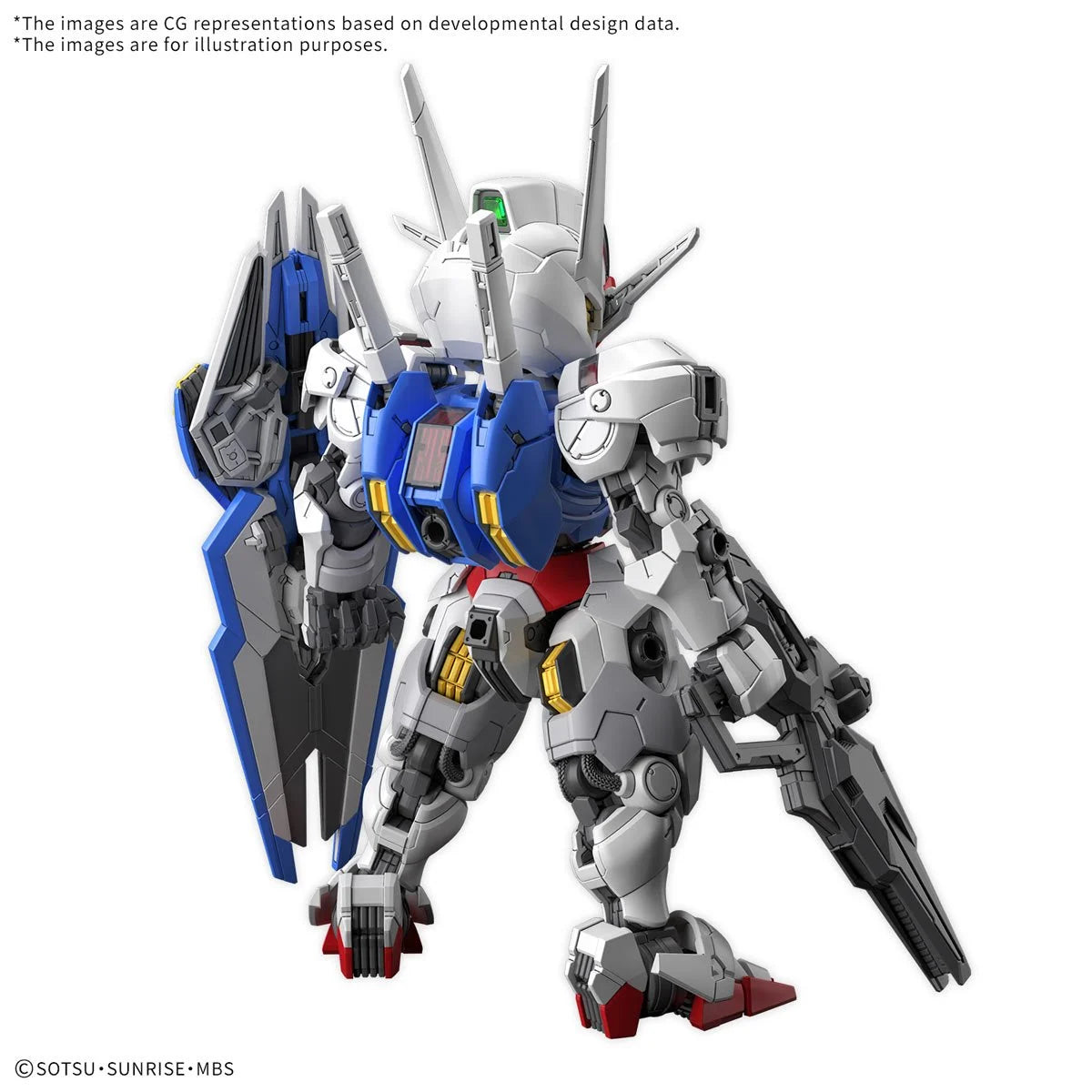 Mobile Suit Gundam: The Witch from Mercury Gundam Aerial Master Grade SD MGSD Model Kit