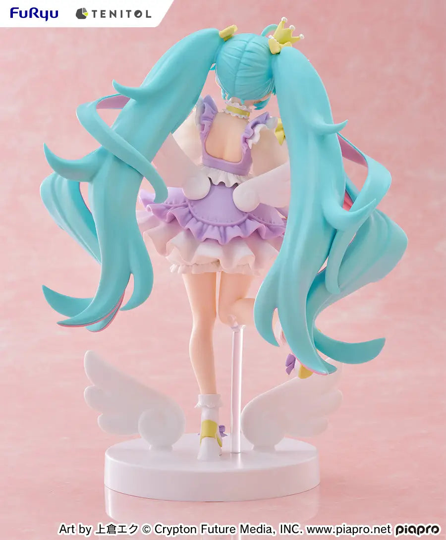 Vocaloid Tenitol Hatsune Miku (Yumekawa Princess Lavender Ver.) Figure