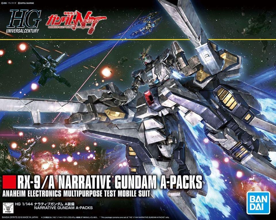 Mobile Suit Gundam Narrative Narrative Gundam A-Packs High Grade 1:144 Scale Model Kit